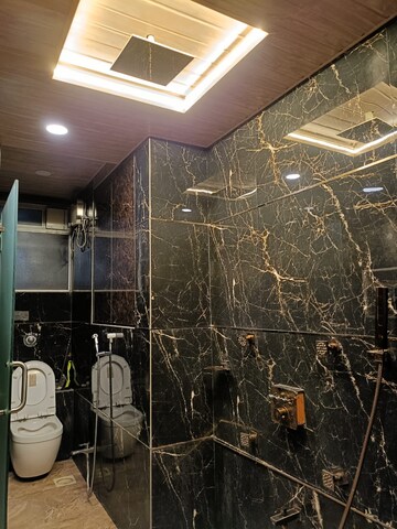 Bathroom in 2 BHK Apartment at Balaji Delta Central, Kharghar – for Rent