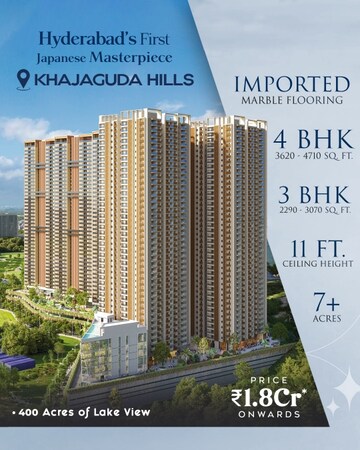 4 BHK Apartment For Sale in Srias Iwa, Nanakramguda