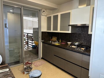 Kitchen in 3 BHK Apartment at Oberoi Realty Exquisite, Goregaon East – for Rent