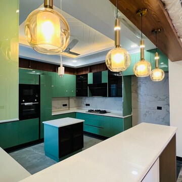 Kitchen in 4 BHK Builder Floor at Uppal Southend, Sector 49 – for Sale