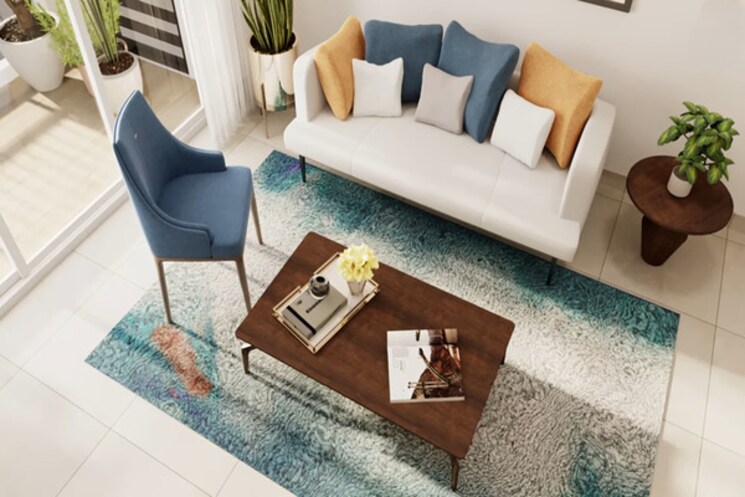 Living Room, brigade-altius 3 Bedroom 1857 Sq.Ft. Apartment In Sholinganallur Chennai 8759457