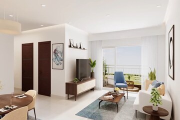 Living Room in 3 BHK Apartment at Brigade Altius, Sholinganallur – for Sale