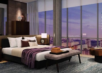 Bedroom in 4 BHK Apartment at Silver 33 West, Khar West – for Sale