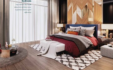 Bedroom in 4 BHK Apartment at Silver 33 West, Khar West – for Sale