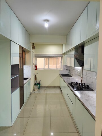 Kitchen in 3.5 BHK Apartment at Mantri Webcity, Hennur – for Rent