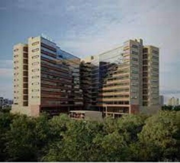  Office Space – Exterior View View at United World Trade Tower, Makarba - for Rent
