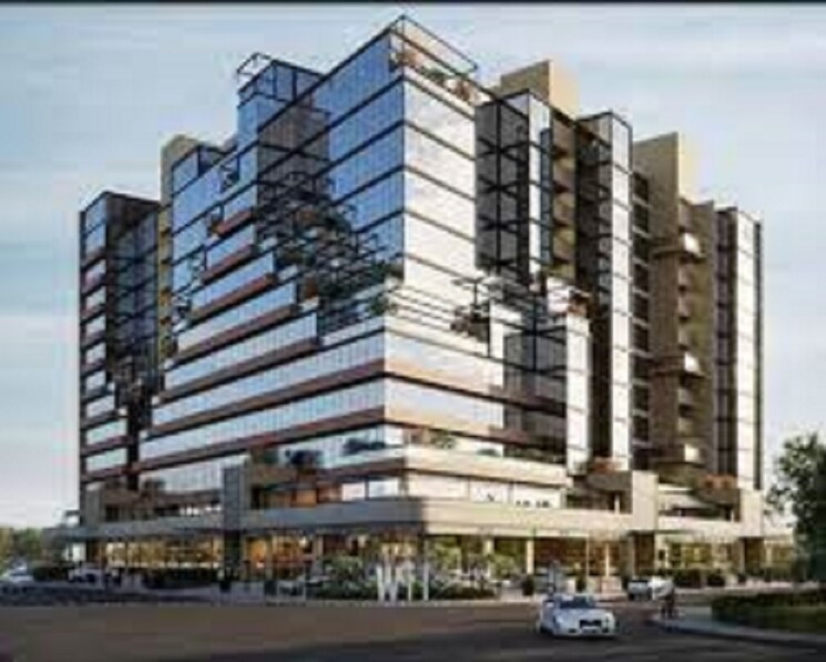 Exterior View, united-world-trade-tower Commercial Office Space 760 Sq.Ft. In Makarba Ahmedabad 8794408