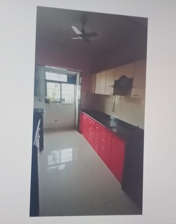 Kitchen in 3 BHK Apartment at Haware Tiara, Kharghar – for Rent