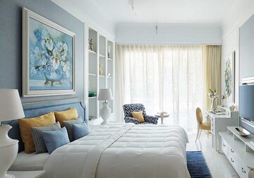 Bedroom in 3 BHK Apartment at Indiabulls Sky Forest, Lower Parel – for Rent