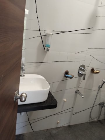 Bathroom in 2 BHK Apartment at K Raheja Heights, Malad East – for Sale