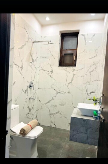 Bathroom in 3 BHK Builder Floor at Vip Road – for Rent