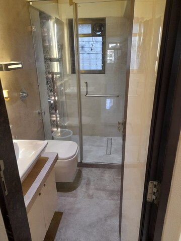 Bathroom in 1 BHK Apartment at Bandra West – for Rent