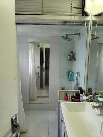 Bathroom in 1 BHK Apartment at Bandra West – for Rent