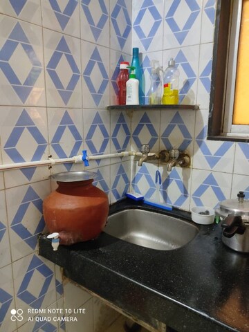 Kitchen in 1 RK Apartment at Parivartan CHS Chembur, Chembur – for Rent