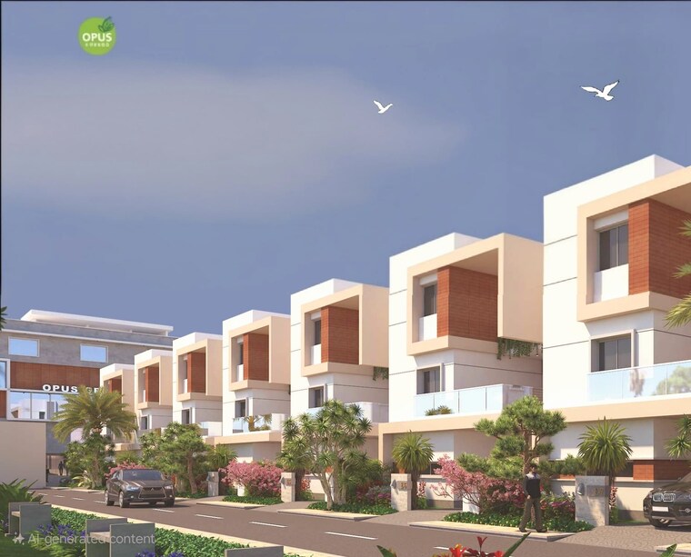 Exterior View, manju-opus-greens 4 Bedroom 4000 Sq.Ft. Villa In Kollur Hyderabad 8789438