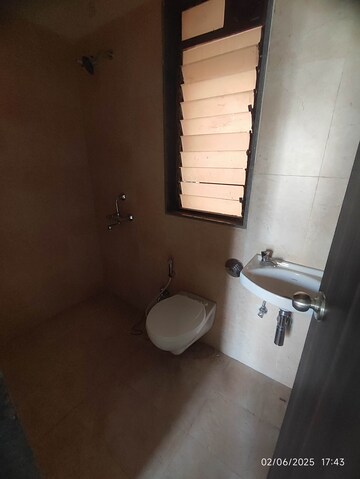 Bathroom in 1 BHK Apartment at Rustomjee Virar Avenue L1 L2 And L4 Wing H, Virar West – for Rent