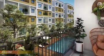 Balcony in 3 BHK Apartment at Radiance Flourish, Tiruvottiyur – for Sale
