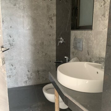 Bathroom in 3 BHK Apartment at Ajmera Manor, Borivali West – for Rent