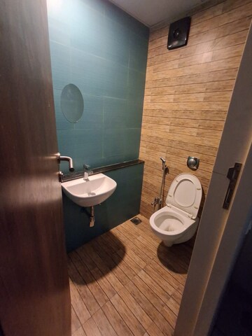 Bathroom in 1 BHK Apartment at Lodha Crown Quality Homes, Majiwada – for Rent