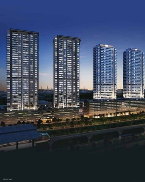 3 BHK Apartment – Exterior View View at Ajmera Manhattan, Bhakti Park - for Sale