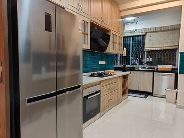 Kitchen in 3 BHK Apartment at Pashmina Waterfront, Old Madras Road – for Rent