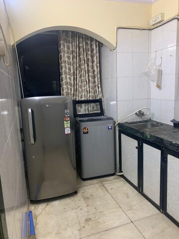 Kitchen in 3 BHK Apartment at Galaxy Emperia, Boisar – for Rent