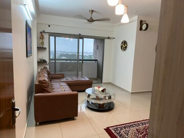 Living Room in 2 BHK Apartment at Goyal Footprints, Thanisandra Main Road – for Rent