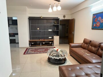 Living Room in 2 BHK Apartment at Goyal Footprints, Thanisandra Main Road – for Rent