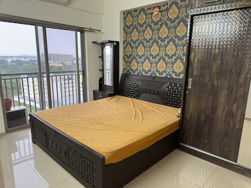 Bedroom in 2 BHK Apartment at Goyal Footprints, Thanisandra Main Road – for Rent