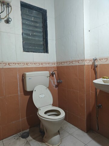 Bathroom in 2 BHK Apartment at Meridian Apartment, Nerul Sector 6 – for Rent
