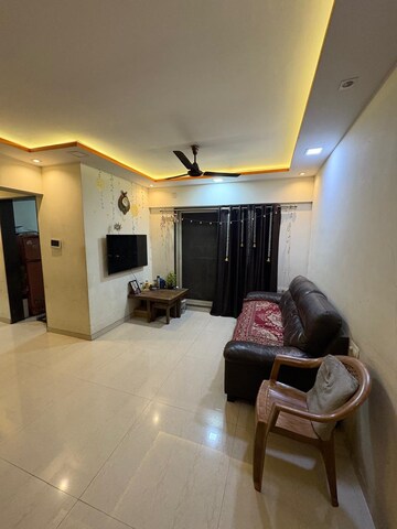 Living Room in 2 BHK Apartment at Lodha Amara, Kolshet Road – for Rent