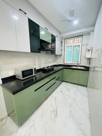 Kitchen in 2 BHK Builder Floor at Rohini Sector 5 – for Rent