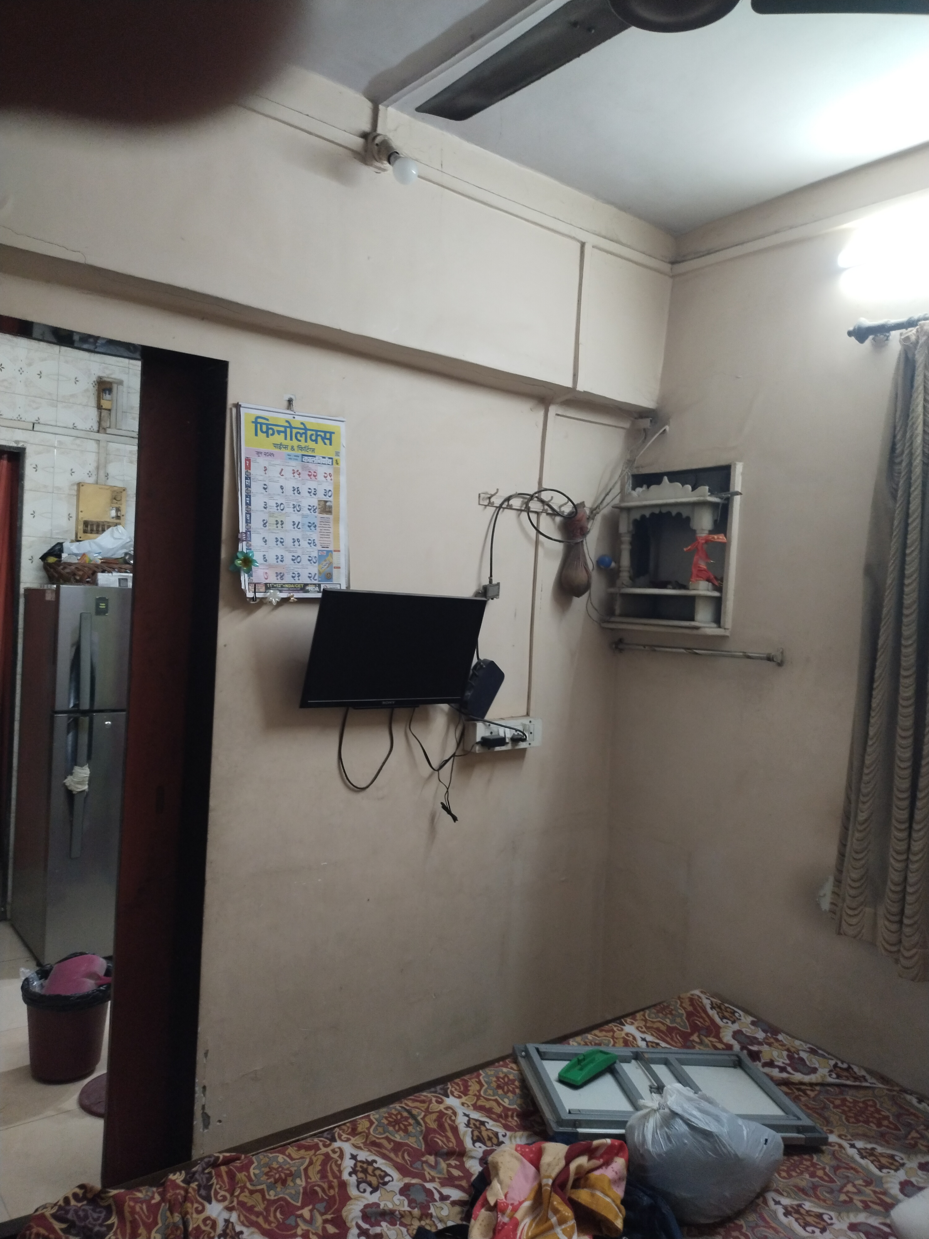 1 BHK + Study Room Apartment For Rent in Shiv Srushti Apartments