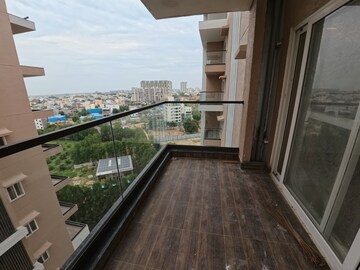 Balcony in 3 BHK Apartment at RNP 1, Kondapur – for Rent