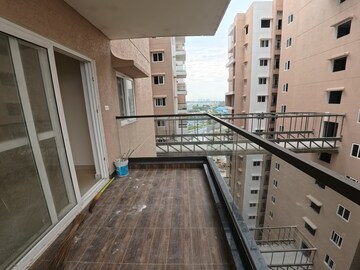 Balcony in 3 BHK Apartment at RNP 1, Kondapur – for Rent