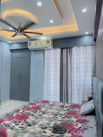 Bedroom in 3 BHK Apartment at JKG Palm Resort, Raj Nagar Extension – for Rent