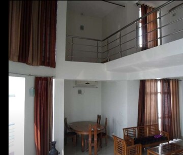 Kitchen in 4 BHK Apartment at Omaxe Heights II, Gomti Nagar – for Rent