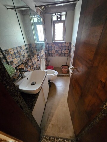 Bathroom in 3 BHK Apartment at Ajmera Beverly Hills and Royal Empire, Andheri West – for Rent