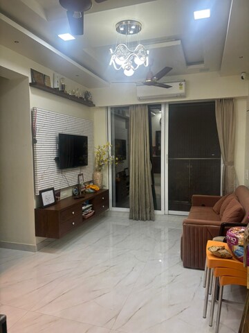 Living Room in 1 BHK Apartment at Ashar Edge, Pokhran Road No Two – for Rent