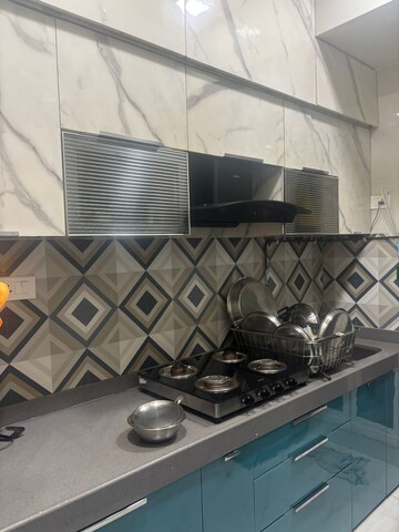 Kitchen in 1 BHK Apartment at Ashar Edge, Pokhran Road No Two – for Rent