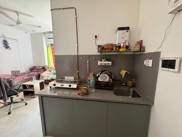 Kitchen in 1 RK Apartment at Piramal Revanta, Mulund West – for Rent