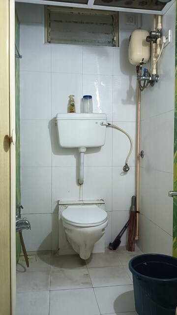 Bathroom in 2 BHK Apartment at Dahisar Rajhans, Dahisar East – for Rent
