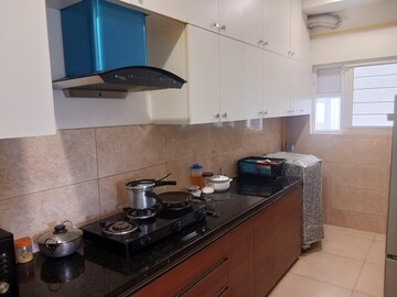 Kitchen in 2 BHK Apartment at Prestige High Fields, Gachibowli – for Rent