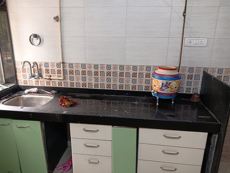 Kitchen, raj-ratna-park-chs 1 Bedroom 525 Sq.Ft. Apartment In Brahmand Thane 8795524