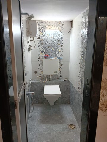 Bathroom in 1 BHK Apartment at Raj Ratna Park CHS, Brahmand – for Sale