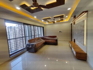 Living Room in 3 BHK Apartment at Kalpataru The Sunrise, Kolshet Road – for Rent