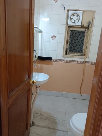 Bathroom in 2 BHK Builder Floor at East Of Kailash – for Rent