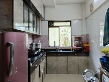 Kitchen in 1 RK Apartment at Railwaymens Apna Ghar CHS, Jogeshwari East – for Rent