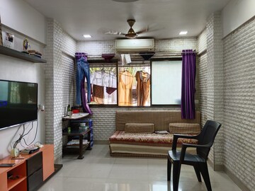 Living Room in 1 RK Apartment at Railwaymens Apna Ghar CHS, Jogeshwari East – for Rent