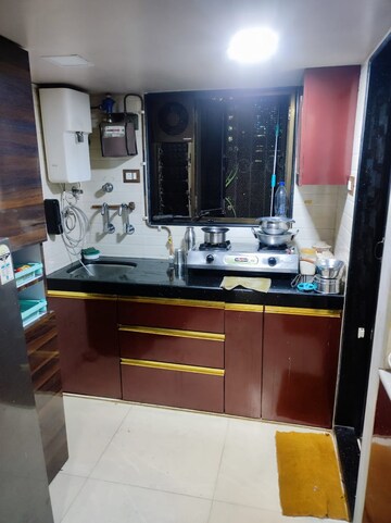 Kitchen in 1 BHK Apartment at Mhada Bharat Mill, Lower Parel – for Rent